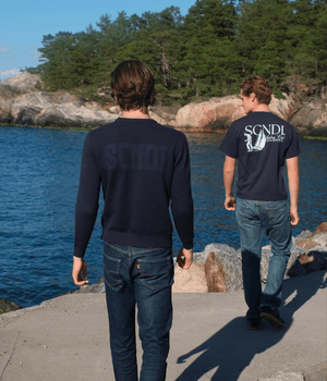 Navy Wool Knit