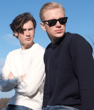 Navy Wool Knit