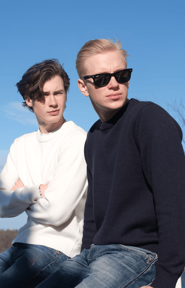 Navy Wool Knit