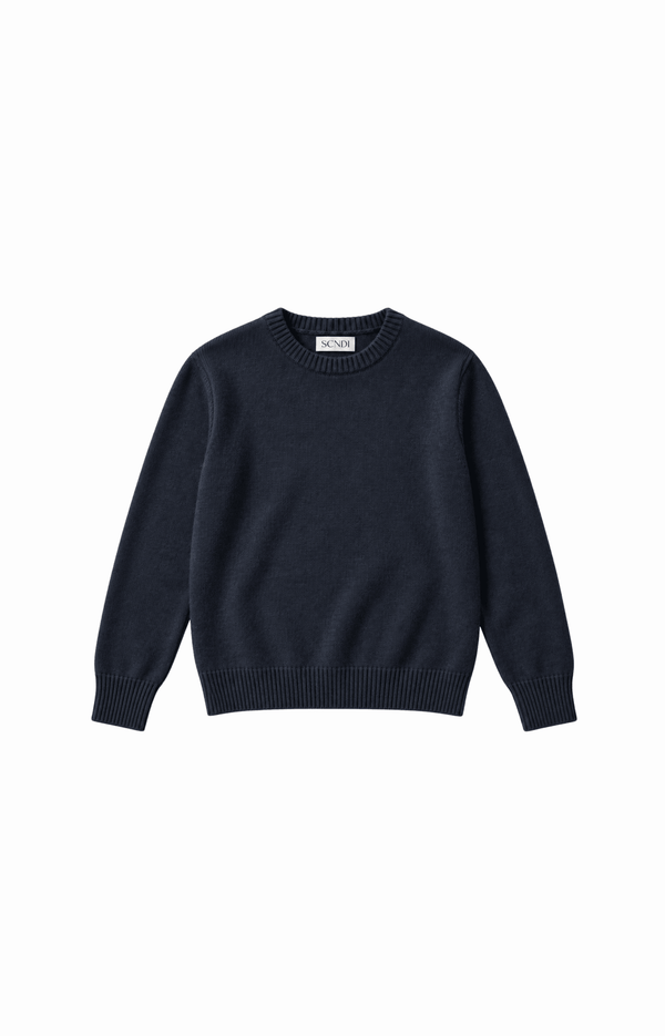 Wool Knit Navy